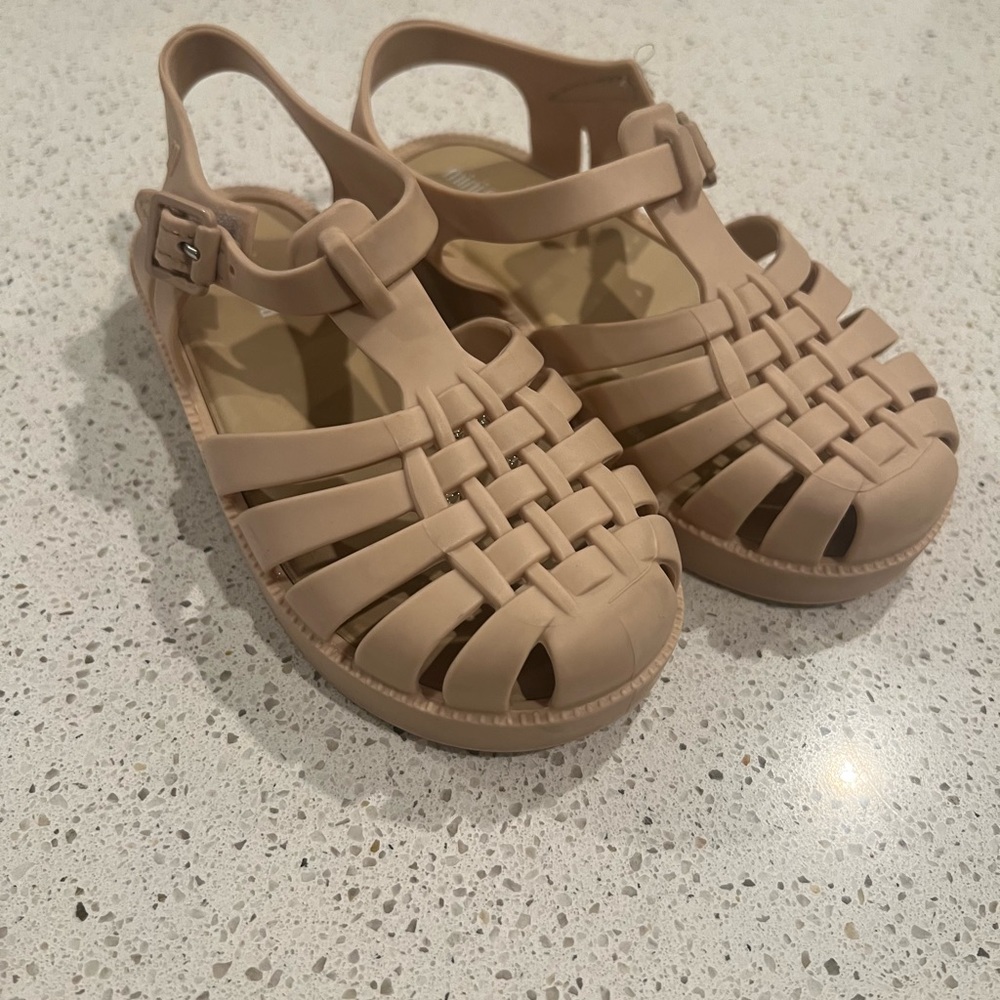 Mini Melissa Possession Jelly Toddler Sandals size 10. Barely worn